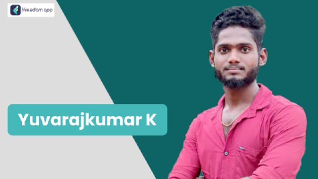 Yuvarajkumar K is a mentor on Pig Farming on ffreedom app.