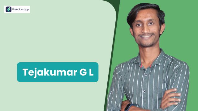 Tejukumar GL फ़्रीडम ऐप पर खुदरा व्यापार और सेवा व्यापार के मेंटर है।
