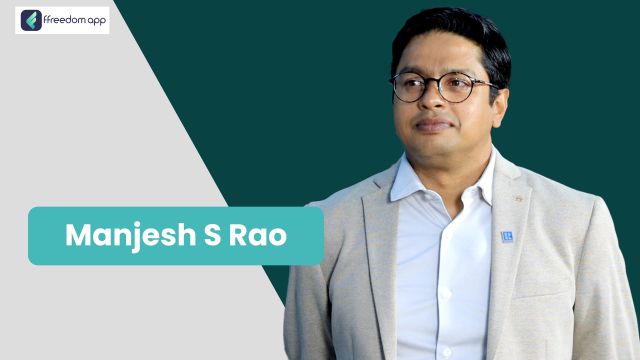 Manjesh S Rao फ़्रीडम ऐप पर रियल एस्टेट व्यापार के मेंटर है।