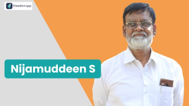 Nijamuddeen S फ़्रीडम ऐप पर खुदरा व्यापार और फल की खेती के मेंटर है।