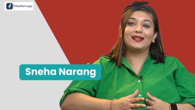 Sneha Narang फ़्रीडम ऐप पर घरेलू व्यापार और केक और मिठाई व्यापार के मेंटर है।