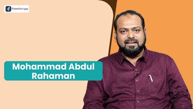 Mohammad Abdul Rahaman फ़्रीडम ऐप पर  के मेंटर है।