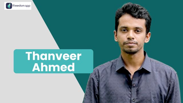 Thanveer Ahmed फ़्रीडम ऐप पर मशरूम की खेती और स्मार्ट फार्मिंग के मेंटर है।