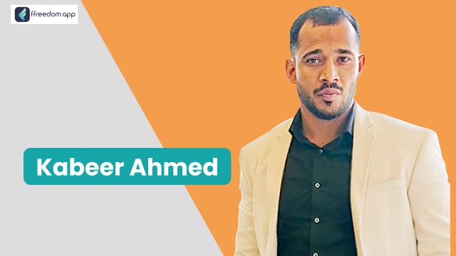 Kabeer Ahmed फ़्रीडम ऐप पर उत्पादन व्यापार, सेवा व्यापार और रियल एस्टेट व्यापार के मेंटर है।