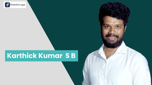 Karri N Venkata  karthick kumar SB फ़्रीडम ऐप पर घरेलू व्यापार, व्यापार की मूल बातें और उत्पादन व्यापार के मेंटर है।