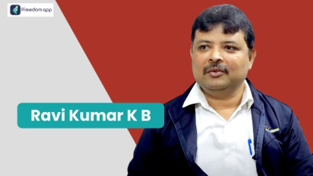 Ravi Kumar K B फ़्रीडम ऐप पर शिक्षा और कोचिंग सेंटर व्यापार के मेंटर है।