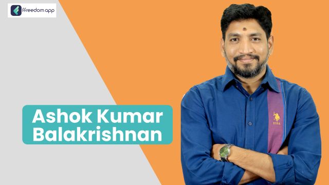 Ashok Kumar Balakrishnan फ़्रीडम ऐप पर रियल एस्टेट व्यापार के मेंटर है।