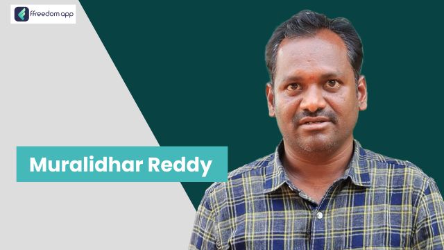 Muralidhar Reddy फ़्रीडम ऐप पर खाद्य पदार्थों की उत्पादन और पैकेजिंग व्यापार के मेंटर है।