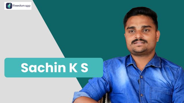 Sachin K S फ़्रीडम ऐप पर मुर्गी पालन के मेंटर है।