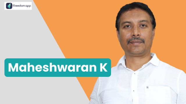 A Maheshwaran फ़्रीडम ऐप पर खुदरा व्यापार और सेवा व्यापार के मेंटर है।