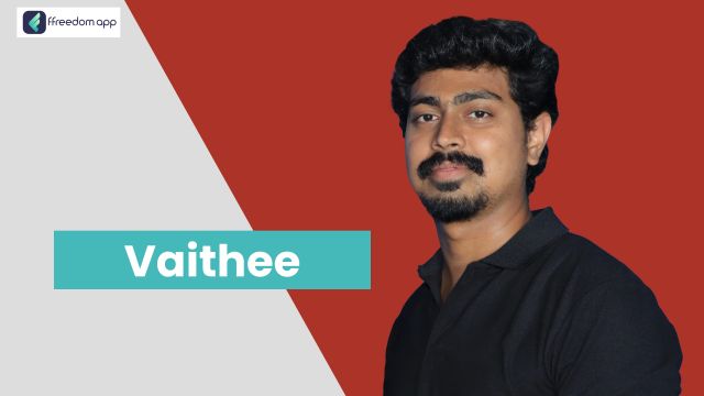 Vaithee is a mentor on Digital Creator Business, Government Schemes For Business and Government Schemes for Farming on ffreedom app.