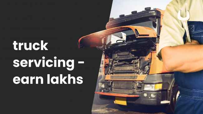 Course Trailer: Earn up to 16 to 32k per order with Truck Service Business. Watch to know more.