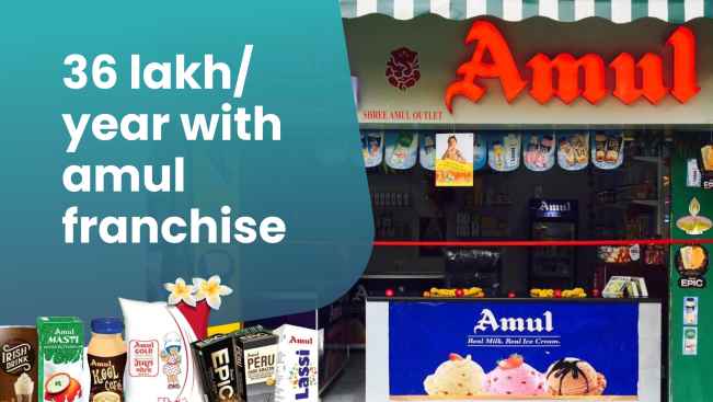 Course Trailer: Earn up to Rs.36 lakh par annum with Amul Franchise Business. Watch to know more.