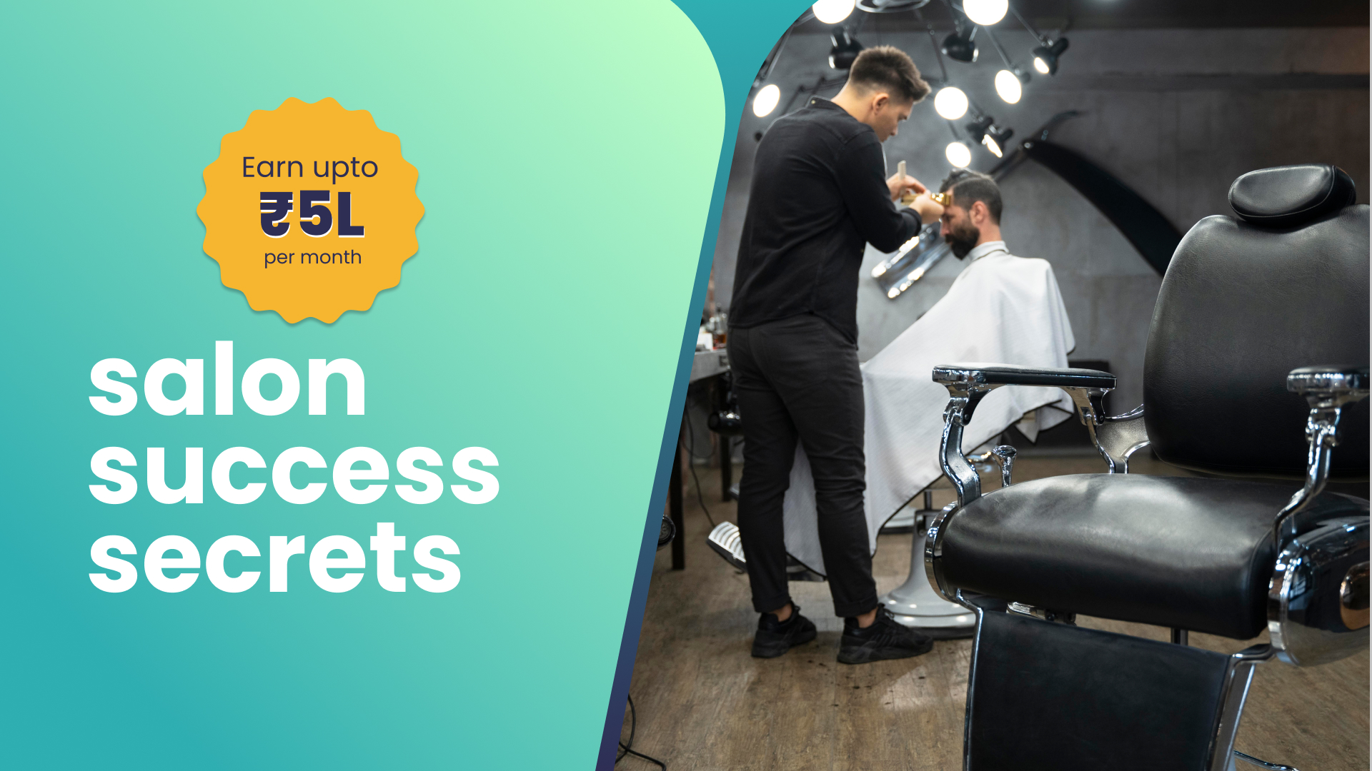 Course Trailer: Commercial Salon Business: Earn up to 5 lakh/month. Watch to know more.