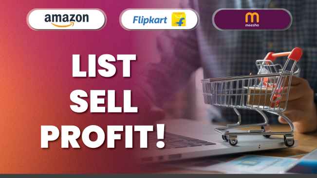 Course Trailer: Sell on Amazon, Flipkart & Meesho: Earn in Lakhs. Watch to know more.