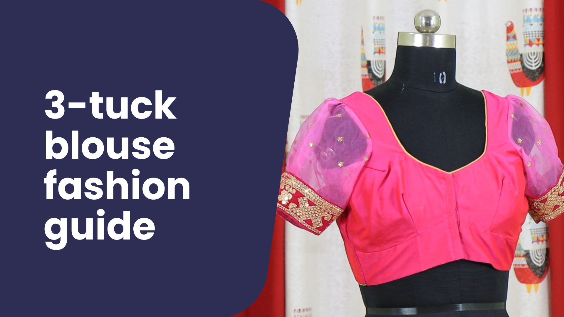 Course Trailer: Stitch a 3-Tuck Blouse with a Belt. Watch to know more.