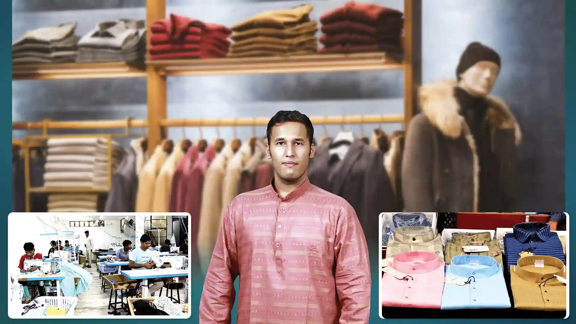 Menswear factory business course video