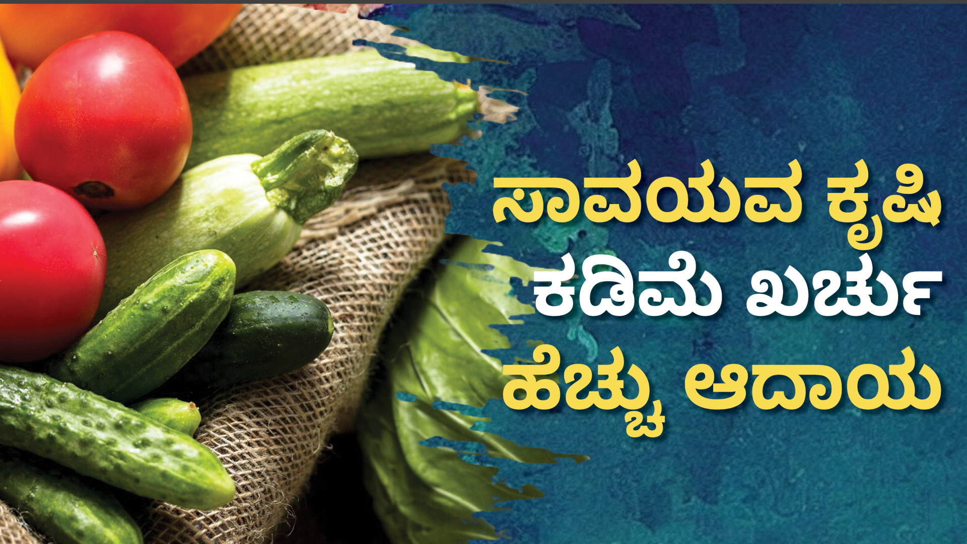 ಕೋರ್ಸ್ ಟ್ರೈಲರ್: ಸಾವಯುವ ಕೃಷಿ ಕೋರ್ಸ್ - ಖರ್ಚು ಕಡಿಮೆ, ಲಾಭ ಜಾಸ್ತಿ. ಇನ್ನಷ್ಟು ತಿಳಿಯಲು ವೀಕ್ಷಿಸಿ.