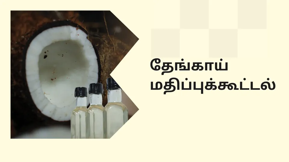 Coconut value addition course video
