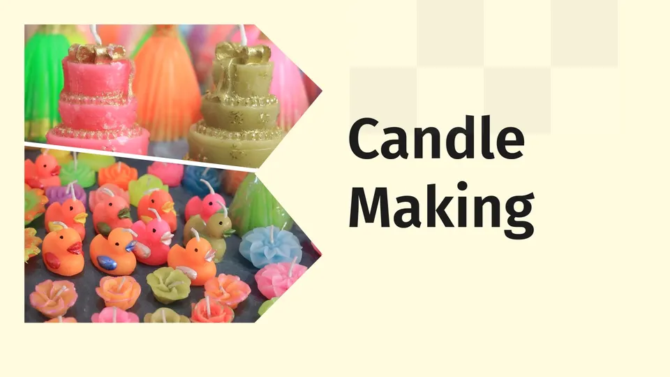 Candle making business video