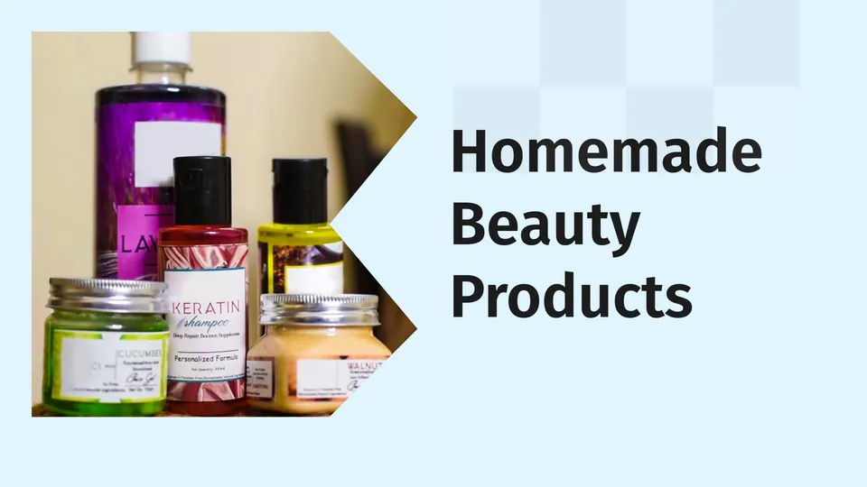 Home Made Beauty Products business video